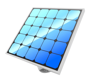 solar power panels for green powered energy